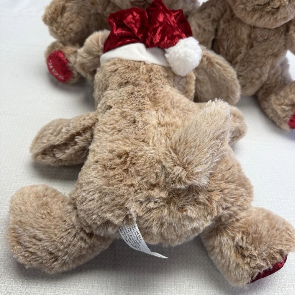Lot‎ Of 3 2025 Petsmart Dog Toy Stuffed Santa Chance Squeaky Chew Plush 11
